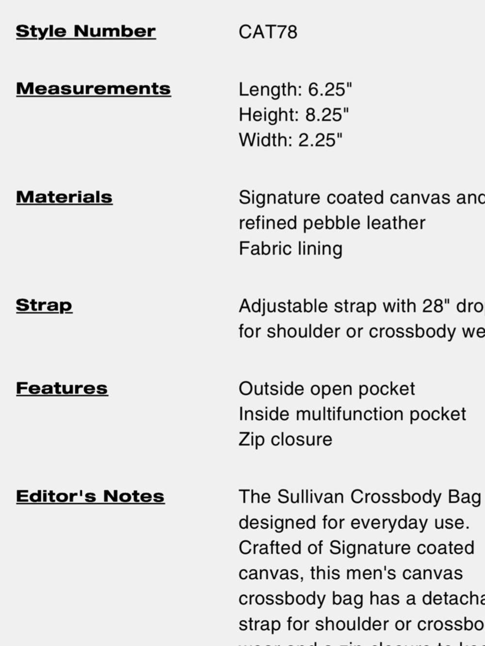 Coach Black Signature Crossbody Messenger - Picture 3 of 8